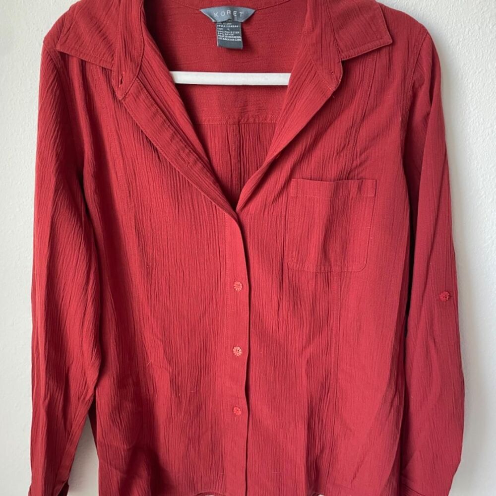 Koret Women's Red Blouse